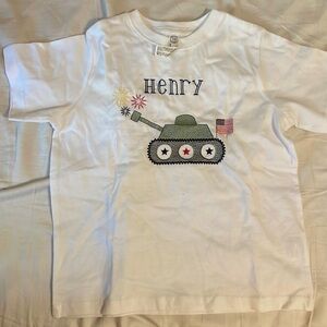 “Henry” shirt embroidered